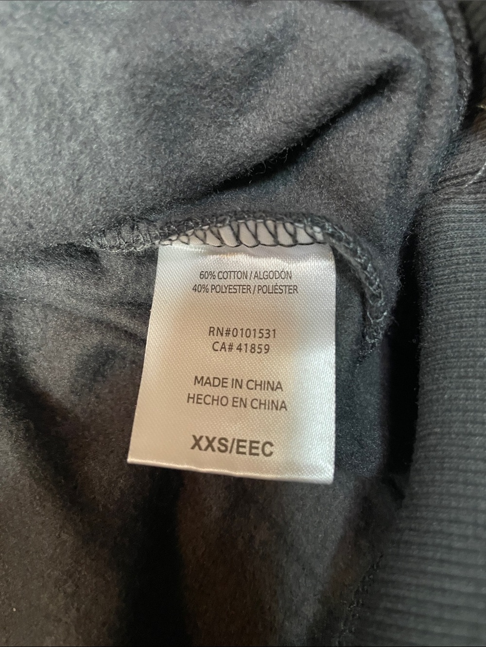 Wicked Graphic Sparkle Hoodie in Dark Green Gray Relaxed Fit XXS | NWT - Picture 4 of 4